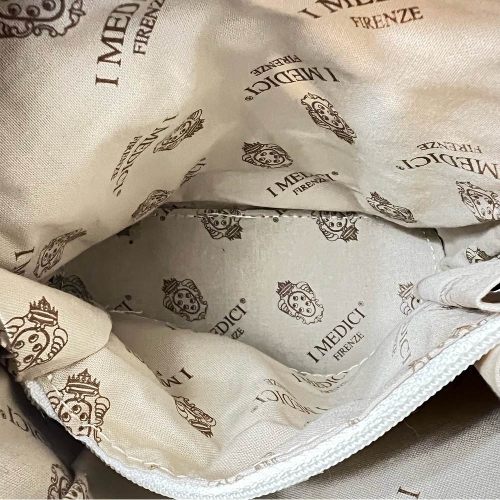 I MEDICI FIRENZE RARE NWT BURGUNDY LEATHER BAG - Made in Italy - Picture 10 of 11